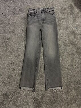 Good American High-Rise Straight Leg Women’s Jeans - Washed Black